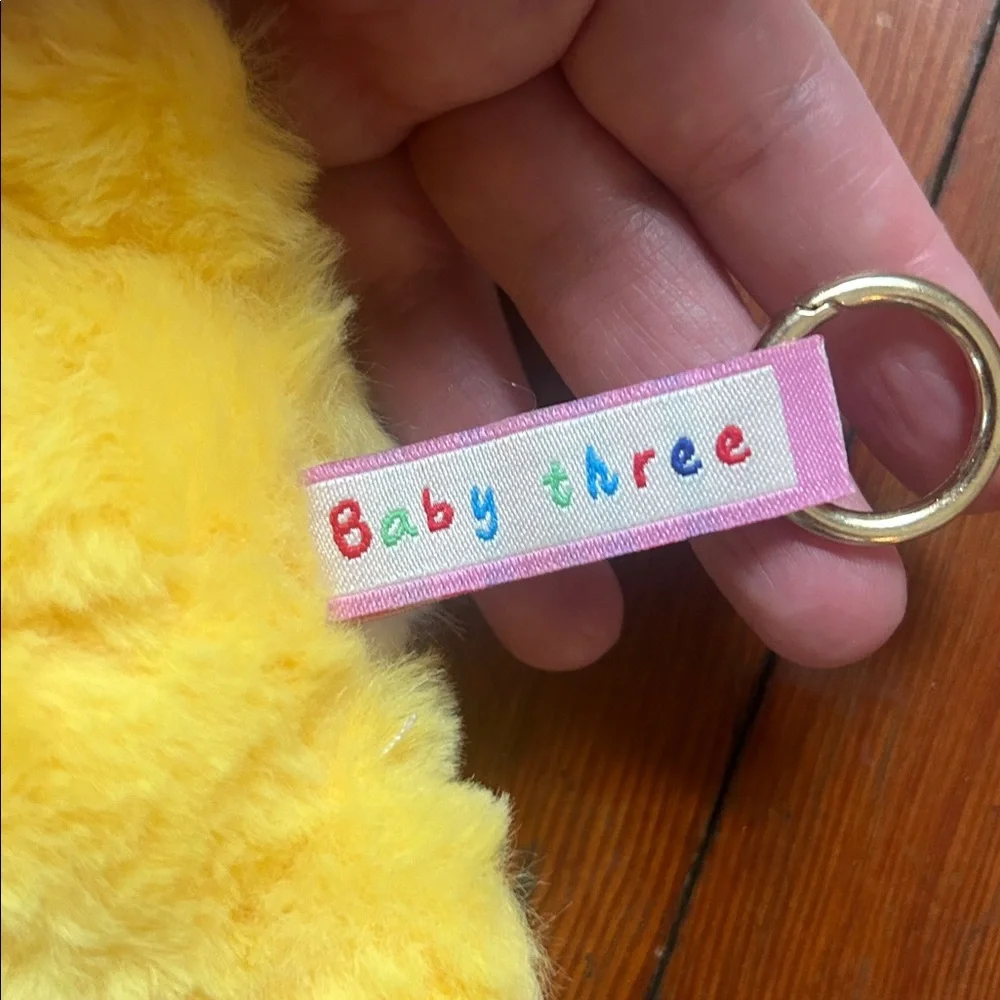 Baby Three BB3 Cats And Dogs Egg Yolk w/ Pacifier Plush